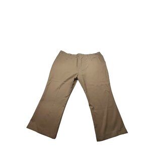 Haband Executive Division Mens 54x27 Brown Dress Pants Casual Office Wear